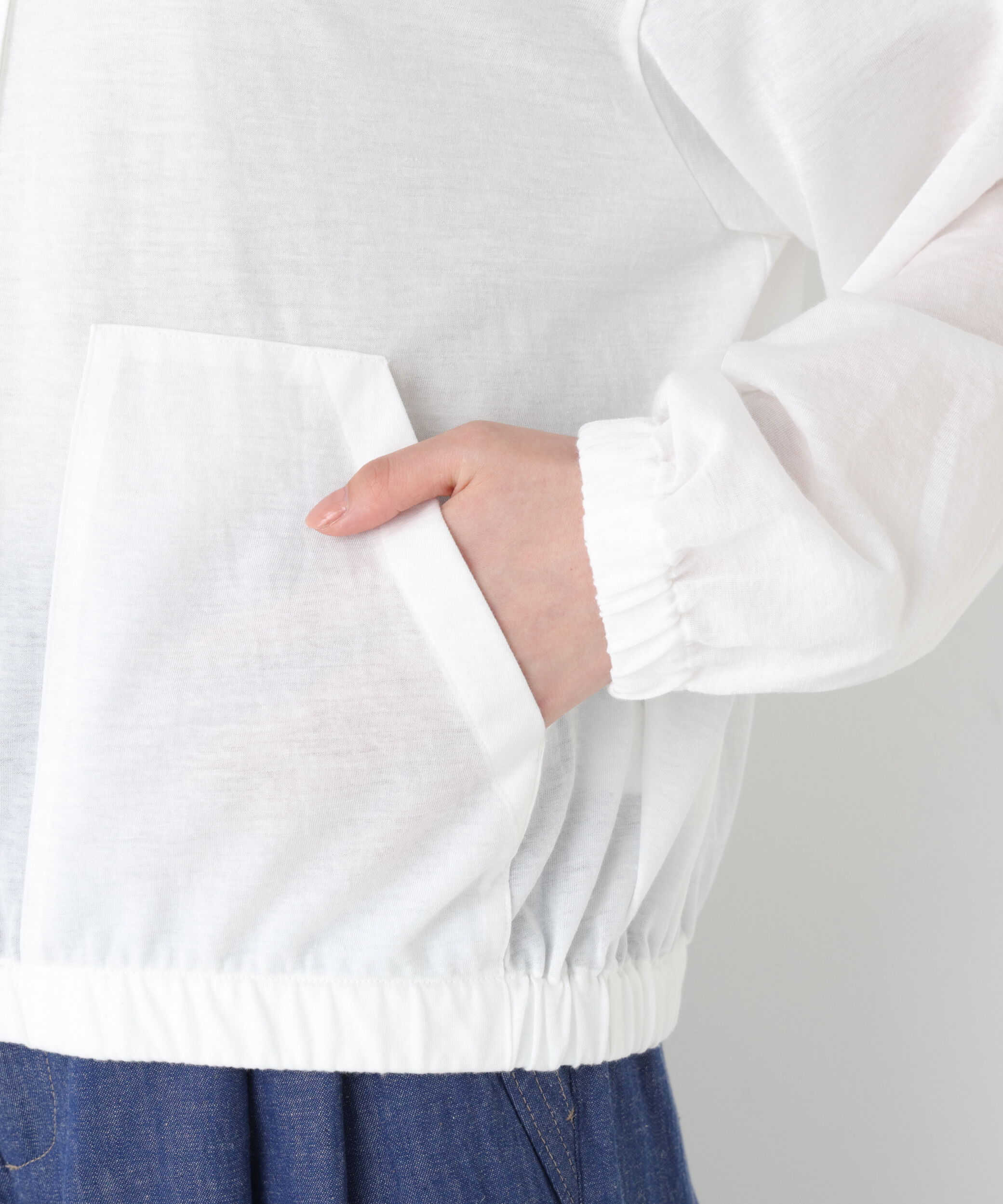  「◆シアー天竺フーディーハオリ」|Tシャツ・カットソー|