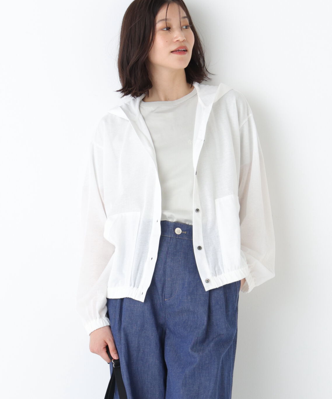  「◆シアー天竺フーディーハオリ」|Tシャツ・カットソー|