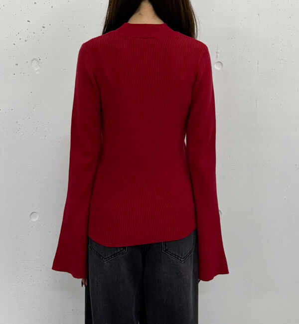 archives「フレアスリーブリブニットプルオーバー」|ニット・セーター|