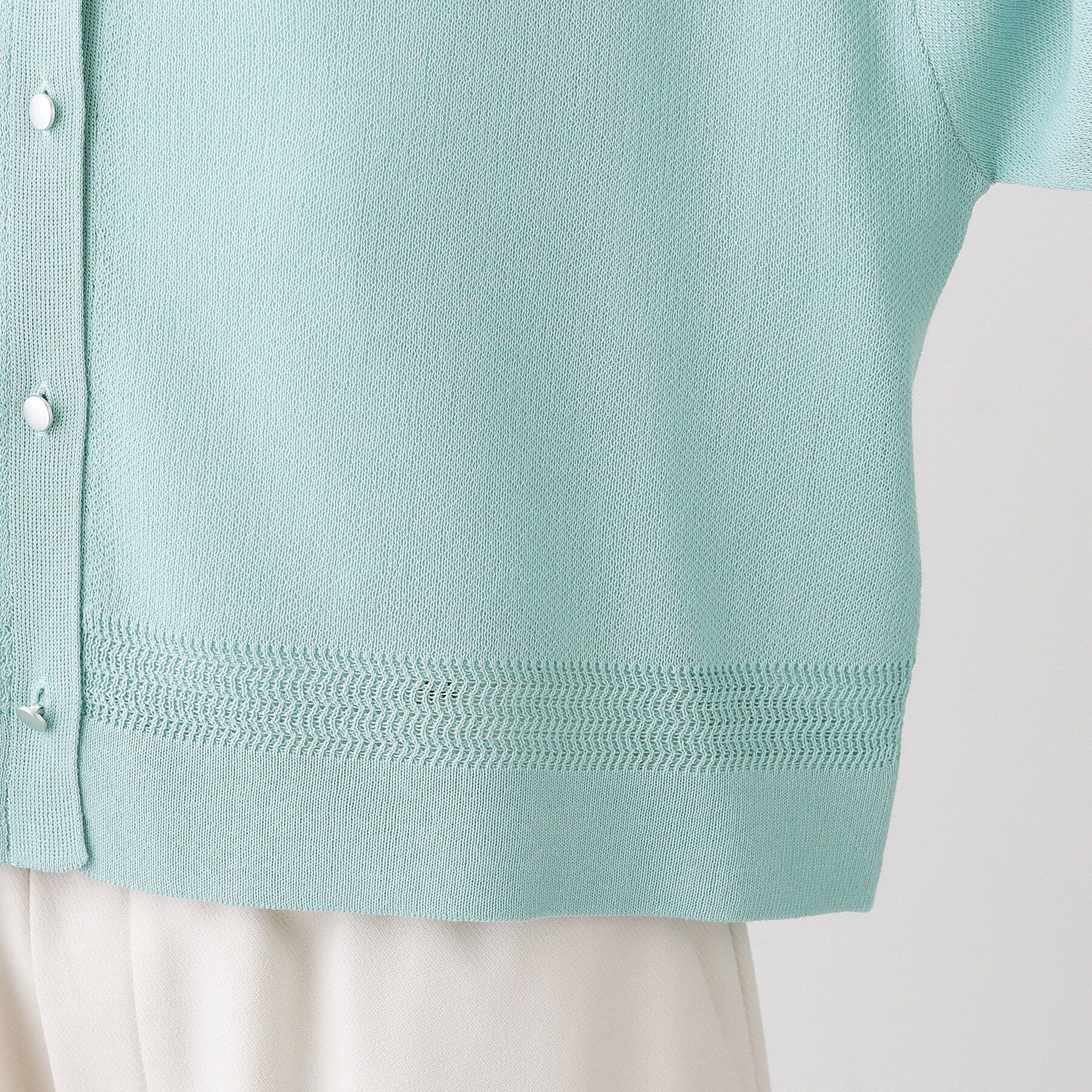 Dessin「【洗える】コットンブレンドVネックカーディガン」|カーディガン|