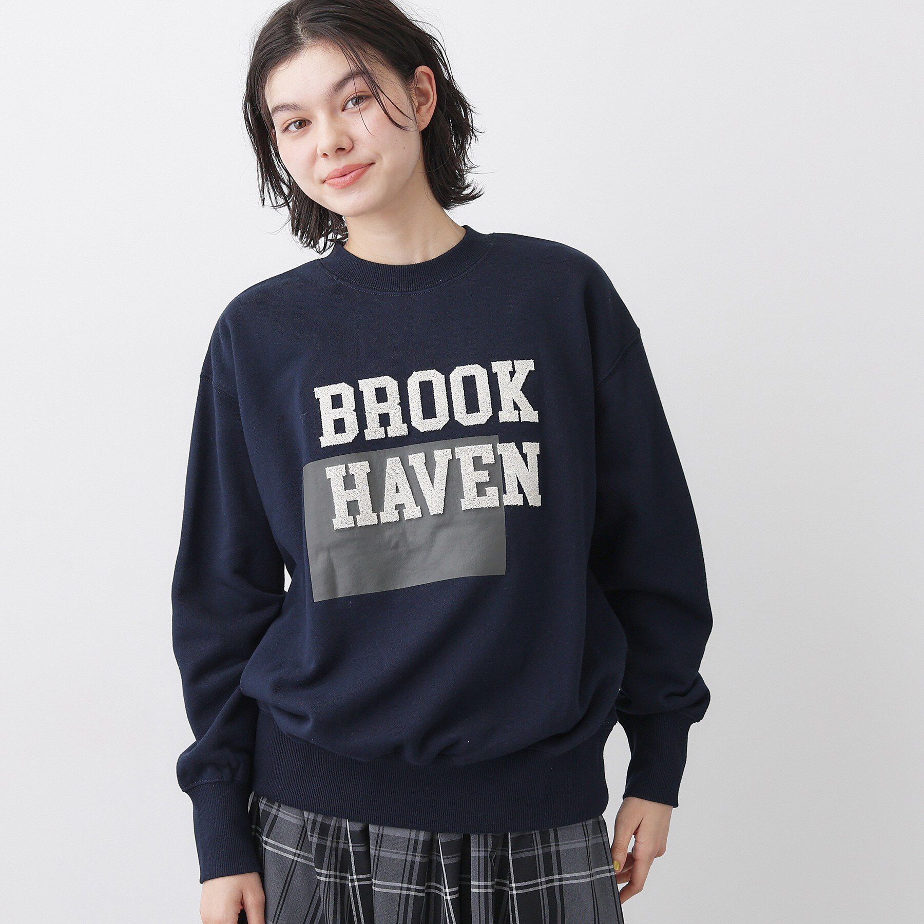 Dessin「【洗える】オーガニックコットン裏毛ロゴスウェット」|パーカー|