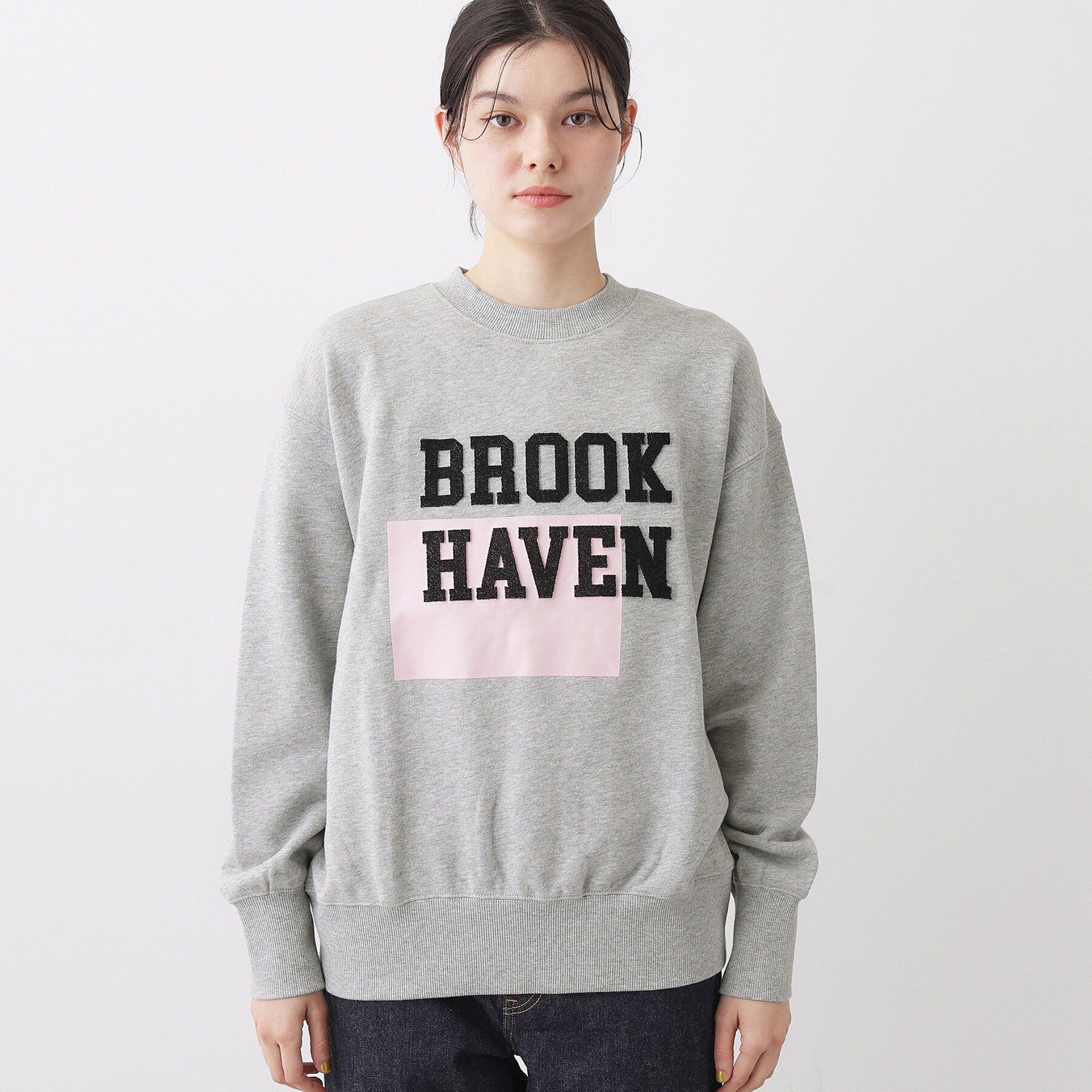 Dessin「【洗える】オーガニックコットン裏毛ロゴスウェット」|パーカー|