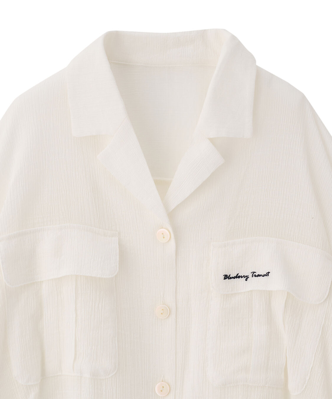 COCO DEAL「刺繍楊柳ロゴブラウス」|シャツ・ブラウス|