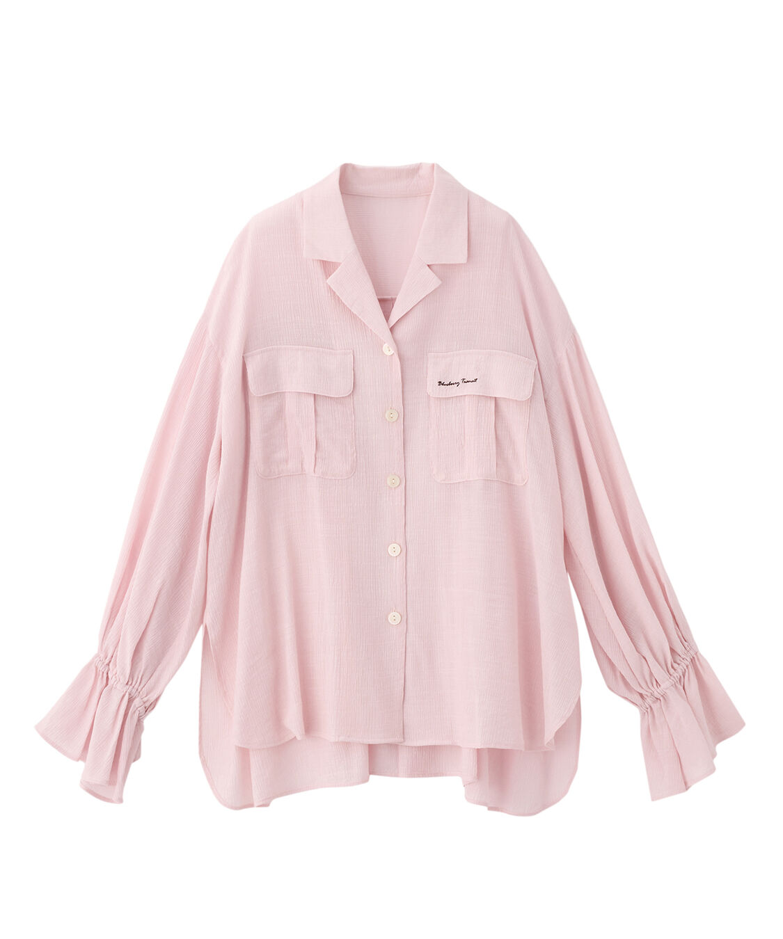 COCO DEAL「刺繍楊柳ロゴブラウス」|シャツ・ブラウス|