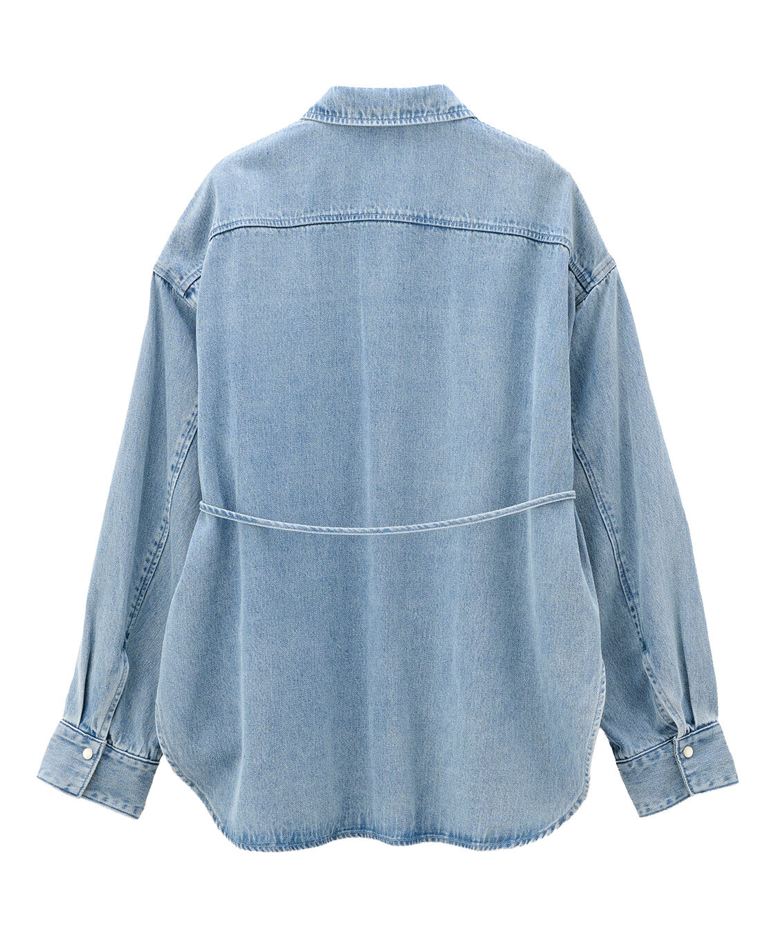 COCO DEAL「ボタンデザインリヨセルデニムシャツ」|シャツ・ブラウス|