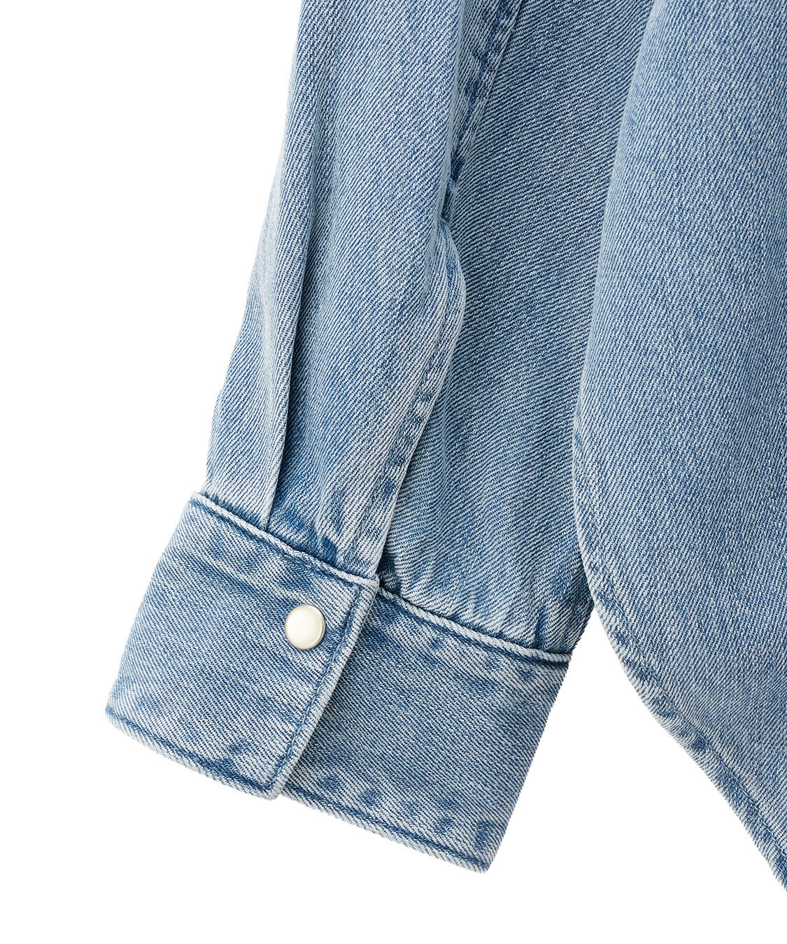 COCO DEAL「ボタンデザインリヨセルデニムシャツ」|シャツ・ブラウス|