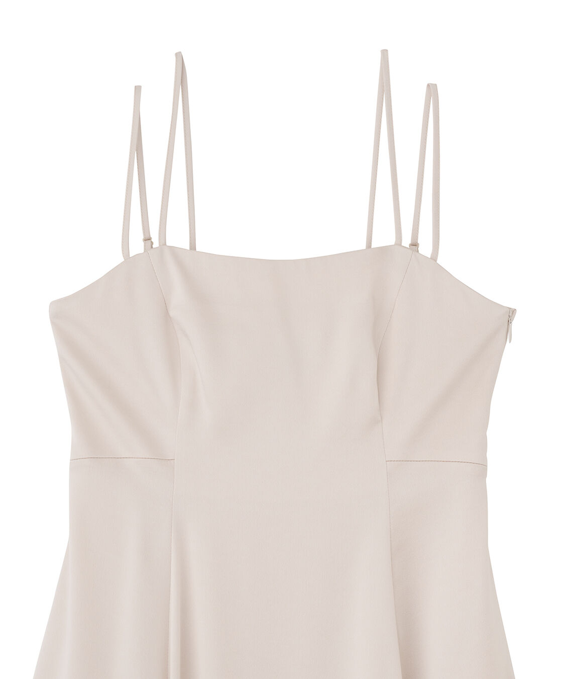 COCO DEAL「バルーンヘムバックデザインサテンワンピース」|ワンピース|