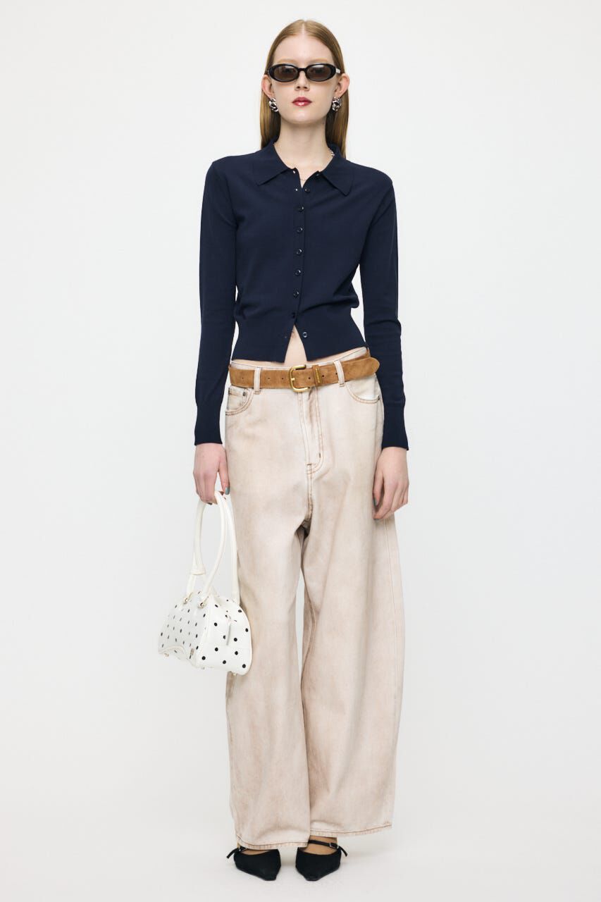 MOUSSY「HIGH GAUGE KNIT シャツ」|シャツ・ブラウス|