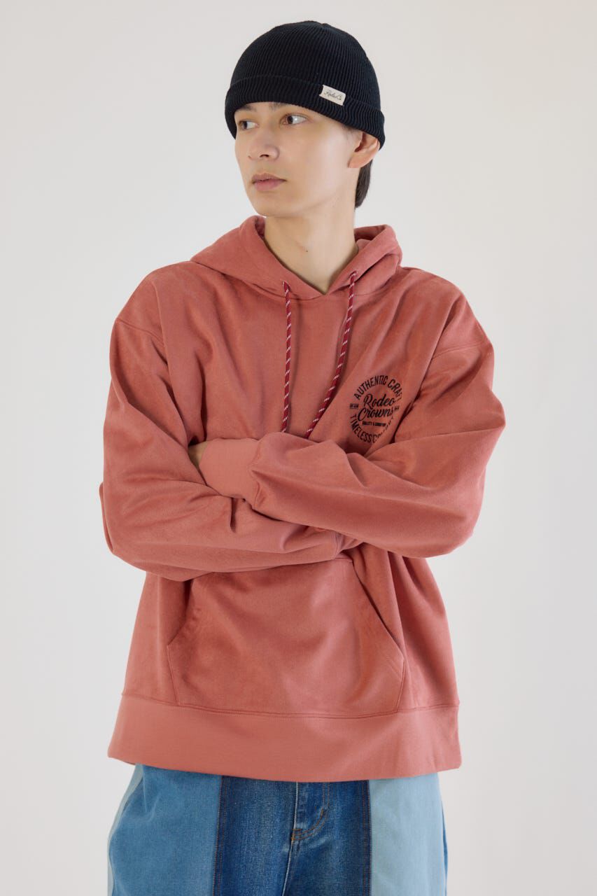 RODEO CROWNS「ブラッシュドバックボアフーディー」|パーカー|