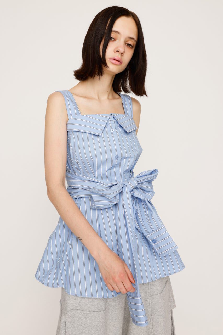 SLY「SHIRT DETAIL CAMI トップス」|キャミソール|