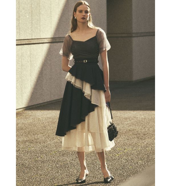 RESEXXY「ギャザーデザインベロアトップス」|シャツ・ブラウス|