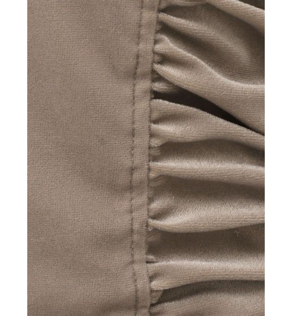 RESEXXY「ギャザーデザインベロアトップス」|シャツ・ブラウス|