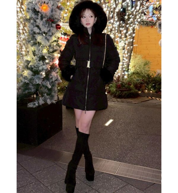 RESEXXY「【追加生産分】フード付きダウンコート」|ダウン|