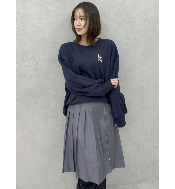 dazzlin「CAT刺繍リボンカットプルオーバー」|Tシャツ・カットソー|