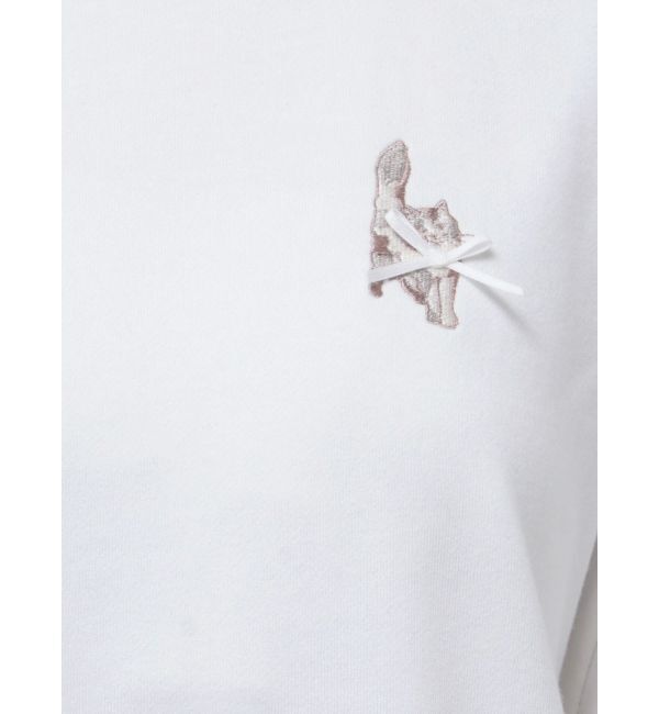 dazzlin「CAT刺繍リボンカットプルオーバー」|Tシャツ・カットソー|