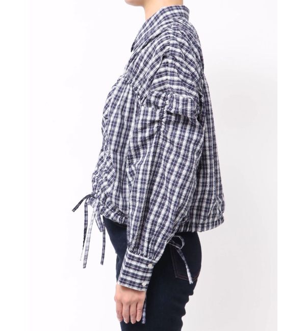 dazzlin「2WAYギャザーシャツブルゾン」|ブルゾン・スタジャン|