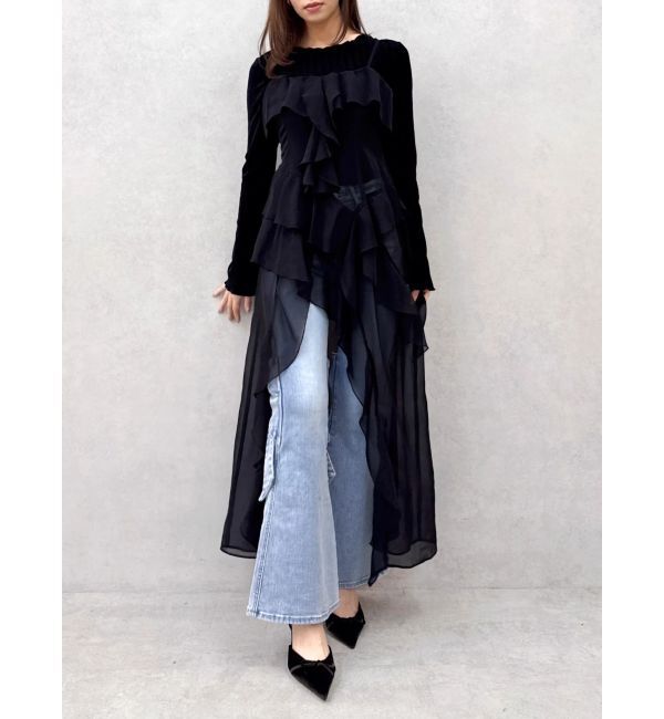 dazzlin「ラッフルイレヘムシアービスチェ」|キャミソール|