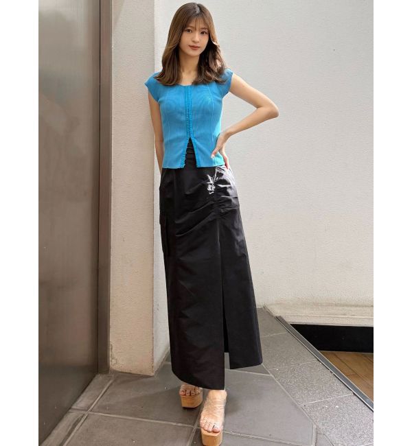 MERCURYDUO「フロントホックリブニット」|ニット・セーター|