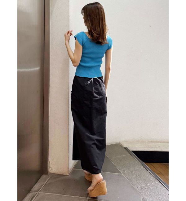 MERCURYDUO「フロントホックリブニット」|ニット・セーター|