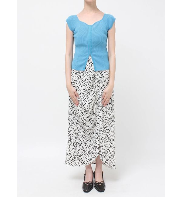 MERCURYDUO「フロントホックリブニット」|ニット・セーター|