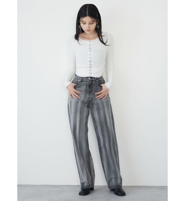 MURUA「イレギュラーカラーデニム」|デニム|