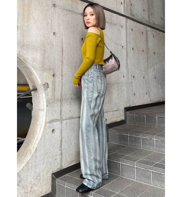 MURUA「イレギュラーカラーデニム」|デニム|