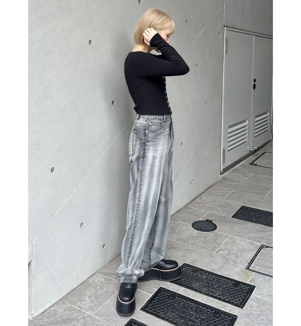 MURUA「イレギュラーカラーデニム」|デニム|