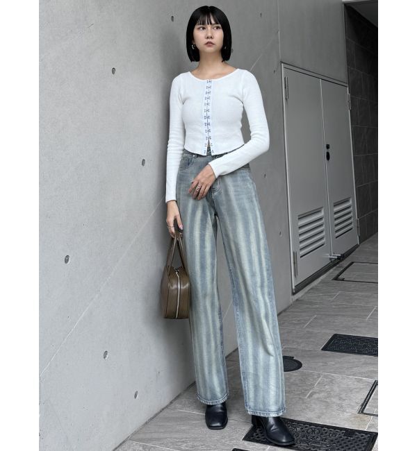 MURUA「イレギュラーカラーデニム」|デニム|