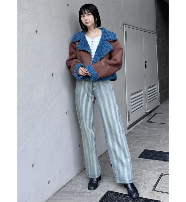 MURUA「イレギュラーカラーデニム」|デニム|