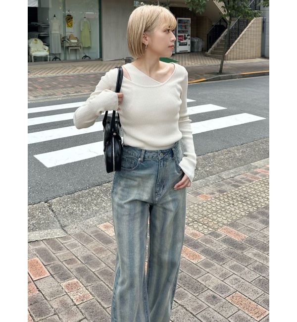 MURUA「イレギュラーカラーデニム」|デニム|