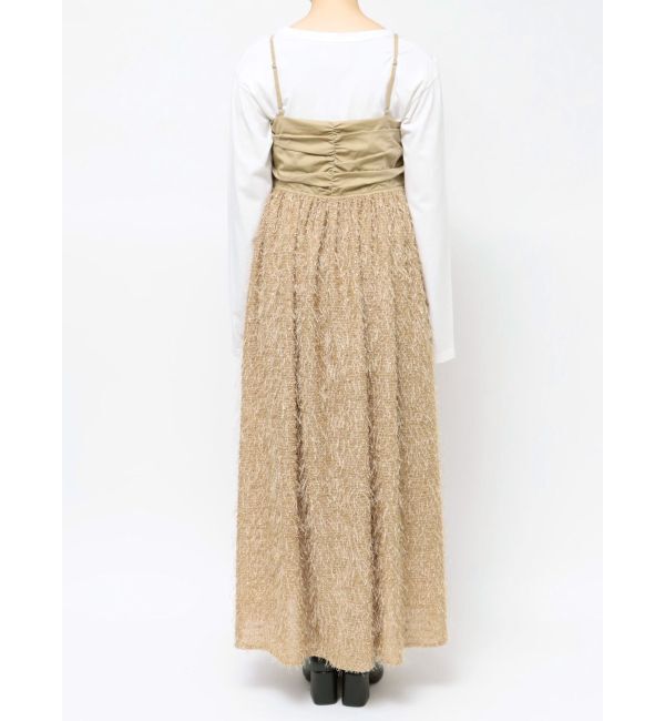 Ungrid「スパンコールデザインキャミワンピース」|ワンピース|