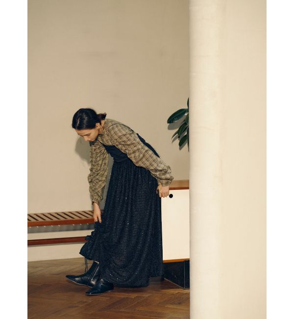 Ungrid「スパンコールデザインキャミワンピース」|ワンピース|