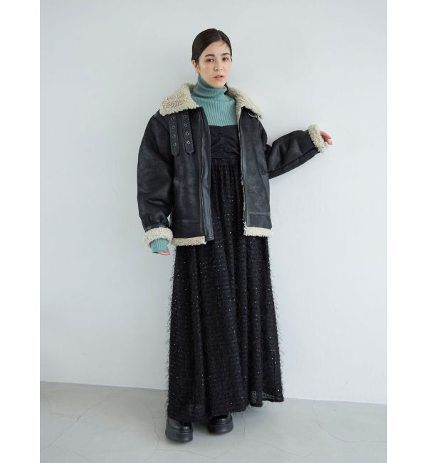 Ungrid「スパンコールデザインキャミワンピース」|ワンピース|