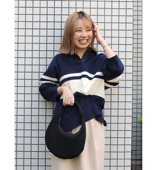 Ungrid「バイカラーポロシャツ」|ポロシャツ|