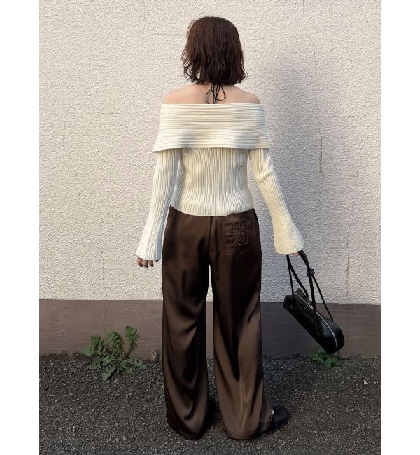 LAGUNAMOON「ウエストドロストサテンパンツ」|その他|