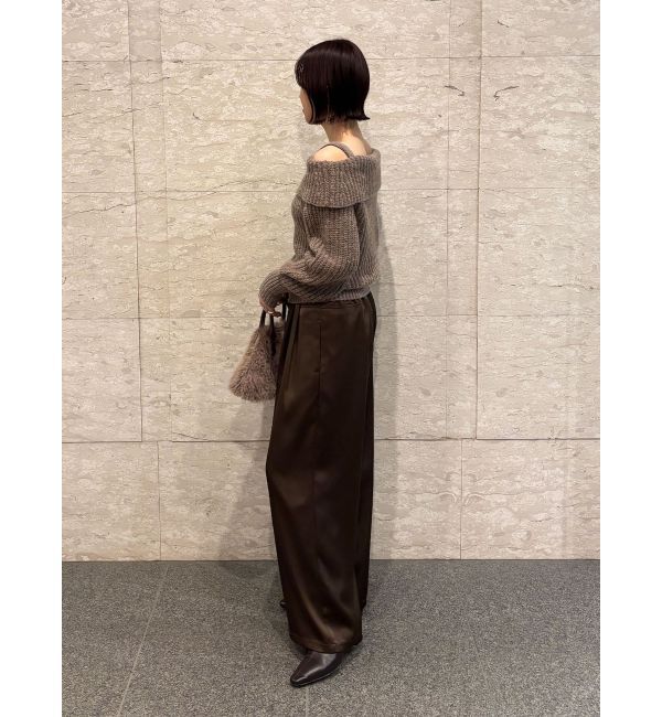 LAGUNAMOON「ウエストドロストサテンパンツ」|その他|