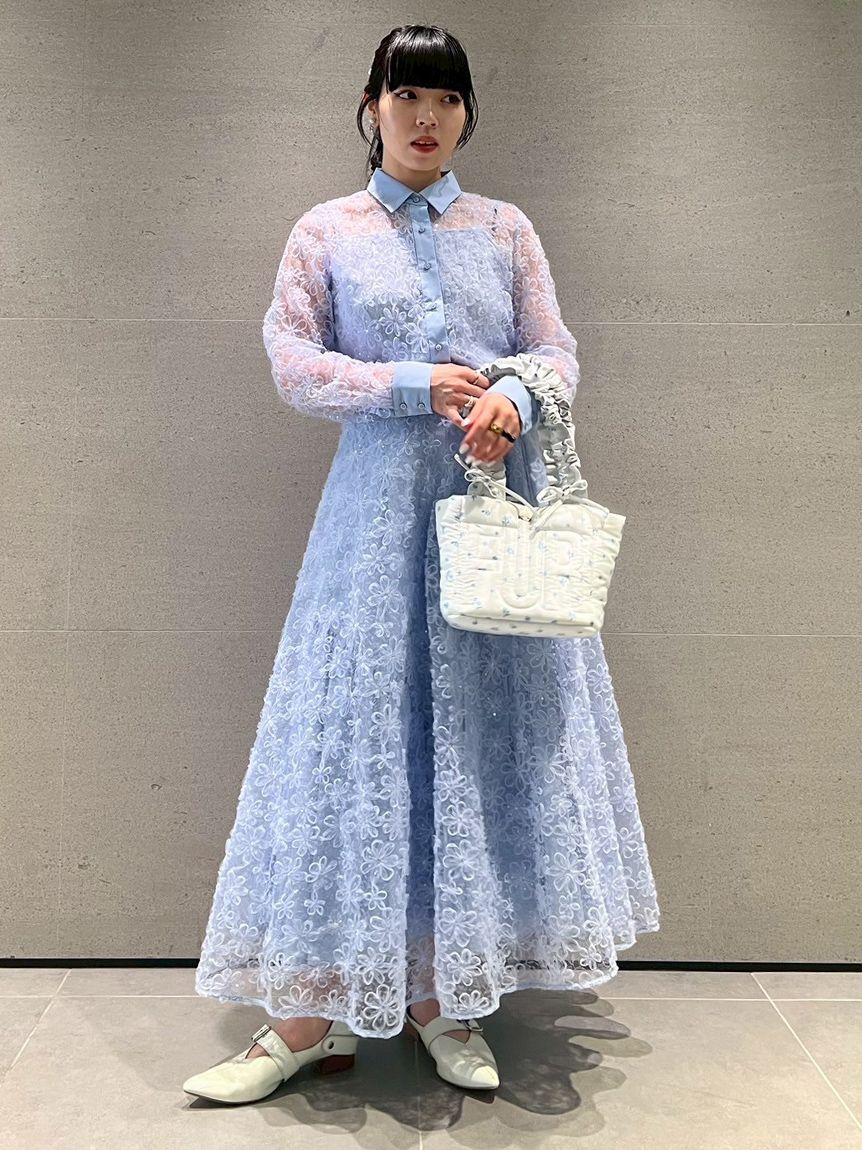 FURFUR「立体フラワーレースブラウス」|シャツ・ブラウス|