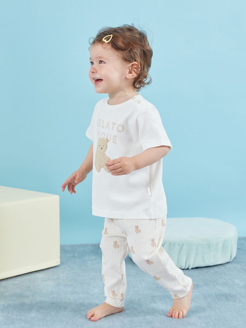GELATO PIQUE KIDS & BABY「【BABY】ぬいぐるみ柄レギンスパンツ」|その他ベビーウェア|BEG