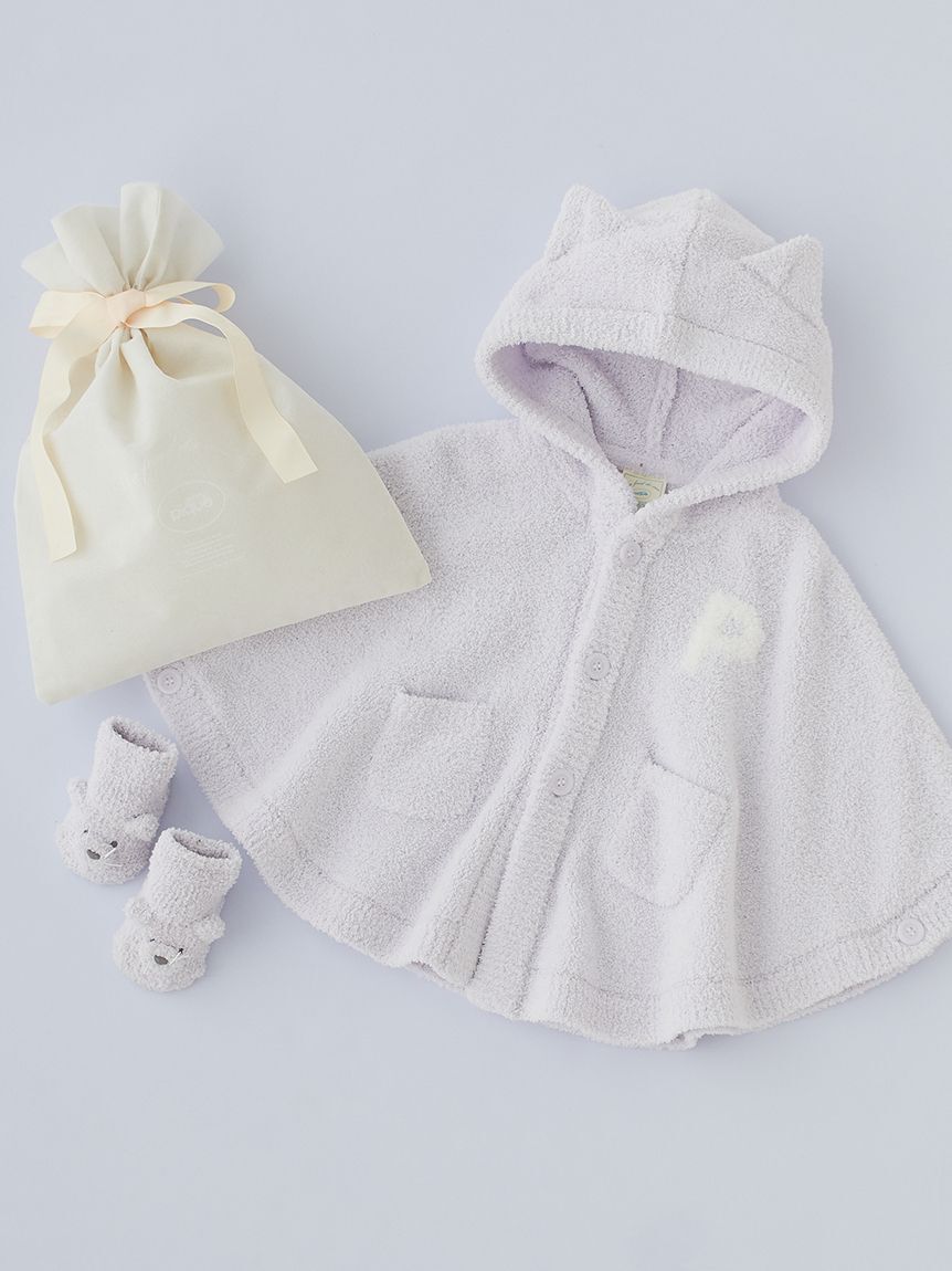 GELATO PIQUE KIDS & BABY「【ラッピング済み】【BABY】パウダーアニマルポンチョ＆ソックスSET」|その他ベビー用品|LAV