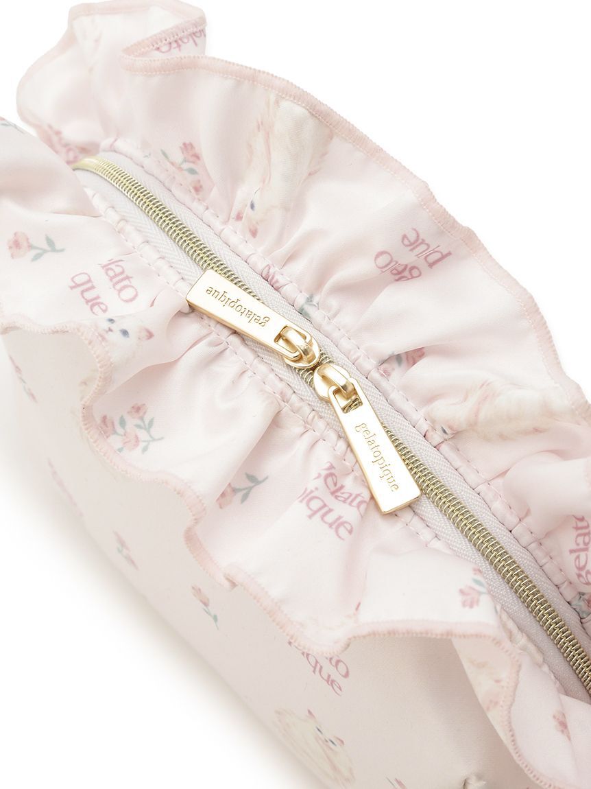 gelato pique「フラワーキャット柄ポーチ」|ポーチ|