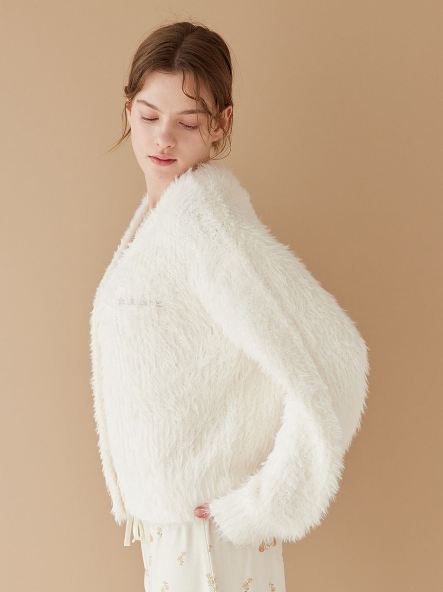 gelato pique「フェザーカーディガン」|ルームウェア|