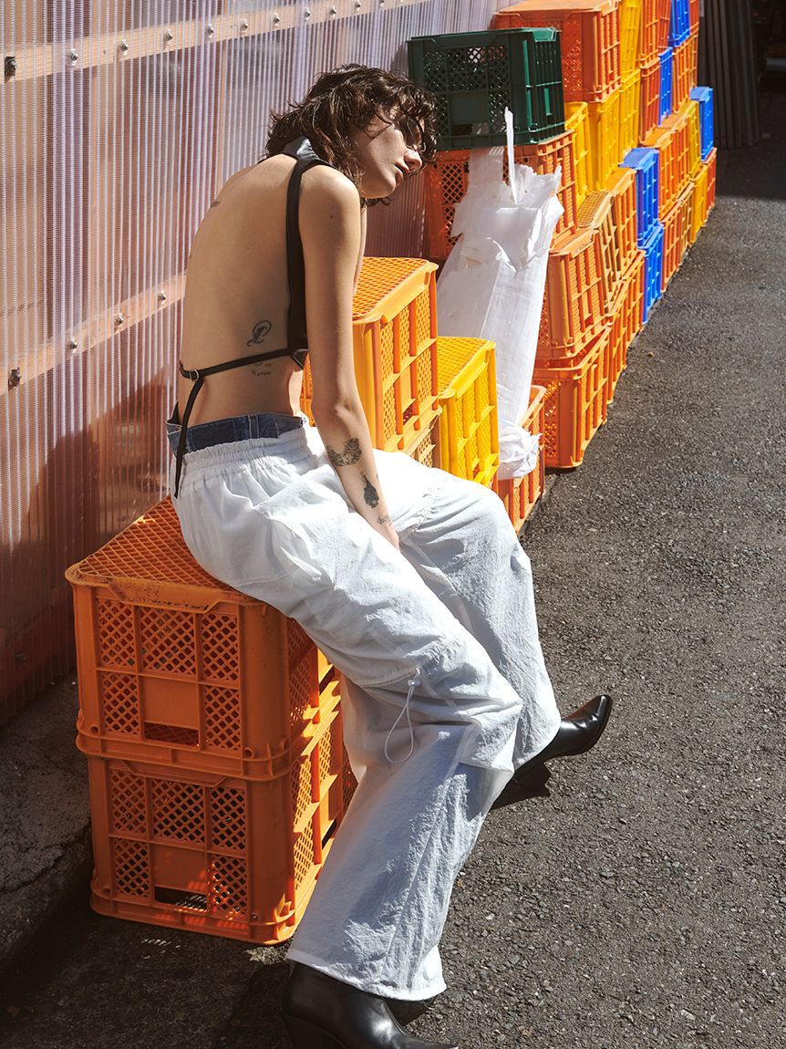 styling/「【S/S(エスバイエス)】＜ウォッシャブル・撥水＞イージーパンツ」|チノ|