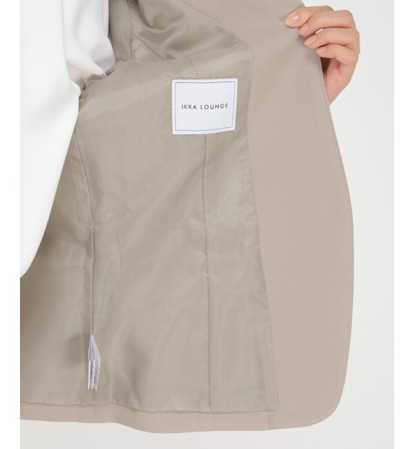 IKKA LOUNGE「ウォッシャブルキーネックジャケット」|その他|