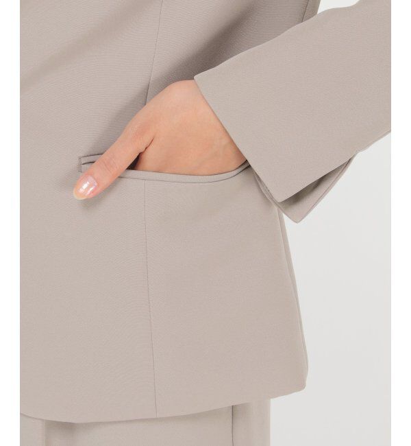 IKKA LOUNGE「ウォッシャブルキーネックジャケット」|その他|