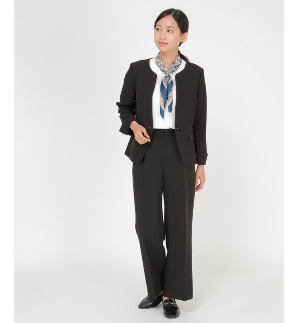 IKKA LOUNGE「ウォッシャブルキーネックジャケット」|その他|