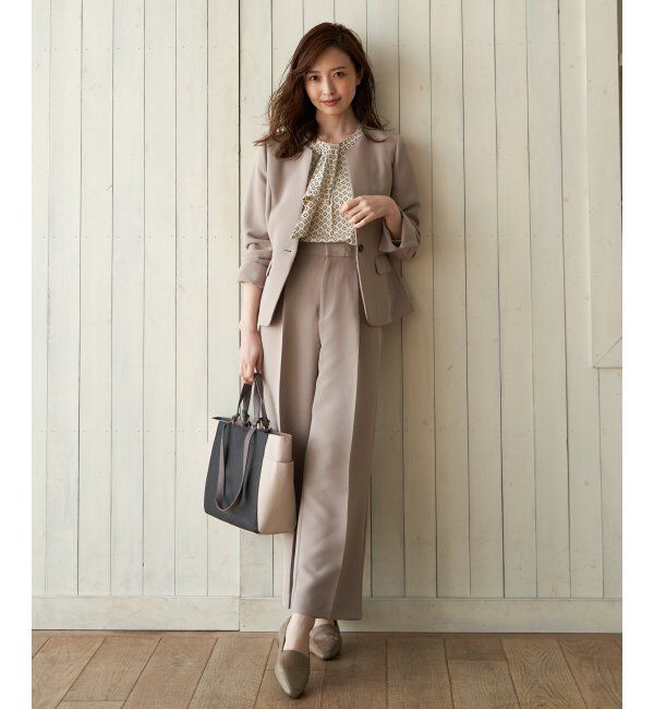 IKKA LOUNGE「ウォッシャブルキーネックジャケット」|その他|