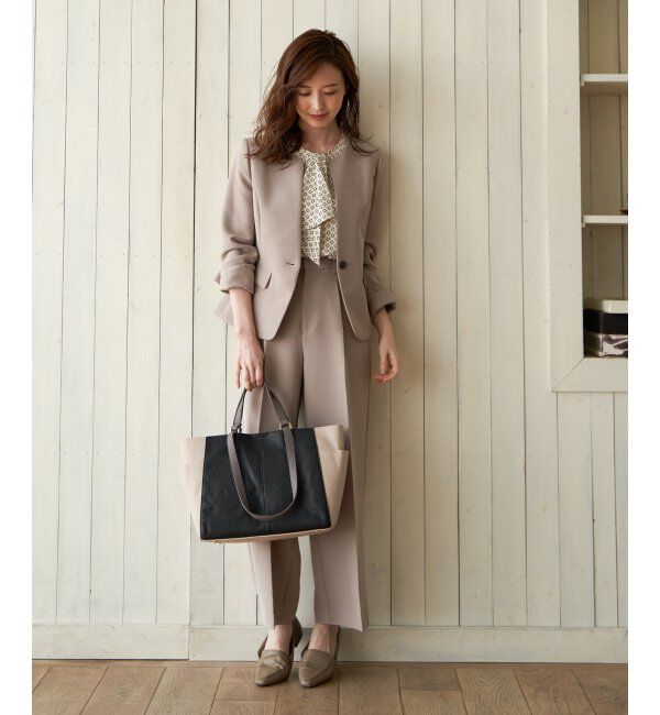 IKKA LOUNGE「ウォッシャブルキーネックジャケット」|その他|