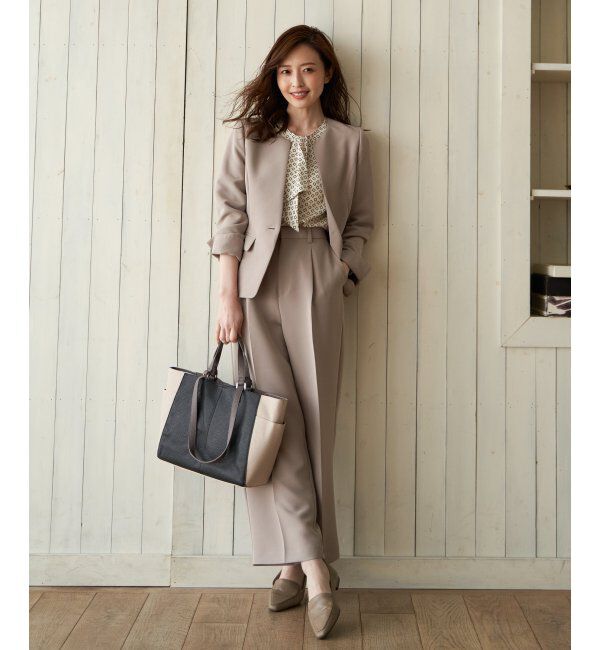 IKKA LOUNGE「ウォッシャブルキーネックジャケット」|その他|