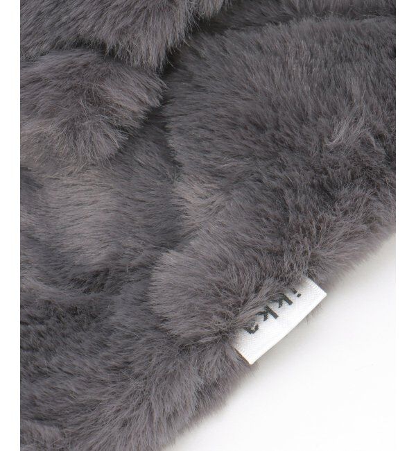 ikka「エコファーキルト差し込みマフラー」|マフラー|