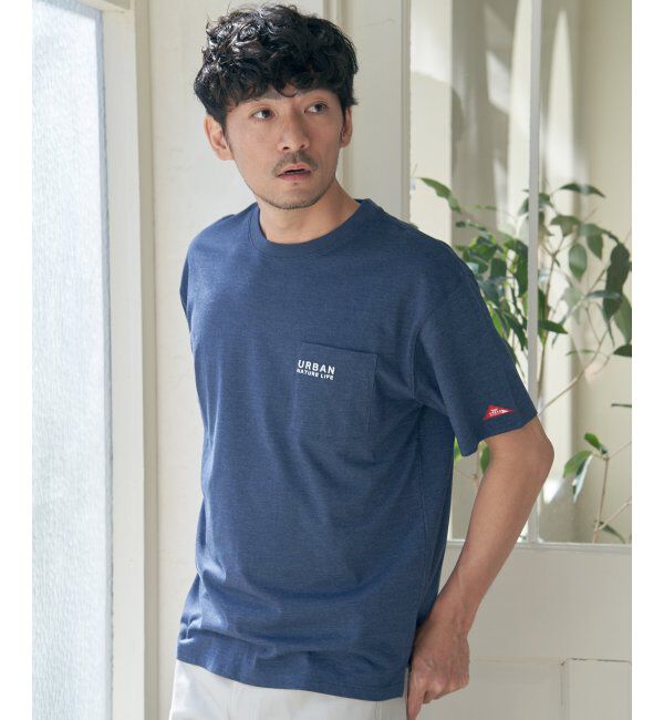 ikka「【雑誌MonoMax5月号掲載】URBAN NATURE LIFE アーバンネイチャーライフ 刺繍ポケットTシャツ」|Tシャツ・カットソー|